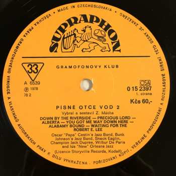 LP Various: Písně Otce Vod 2