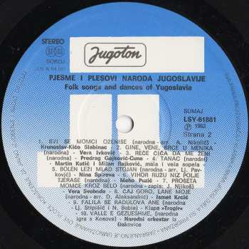 LP Various: Pjesme I Plesovi Naroda Jugoslavije - Folk Songs And Dances Of Yugoslavia
