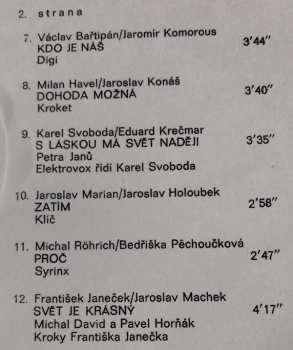 LP Various: Planeta Míru (Sokolov '87)