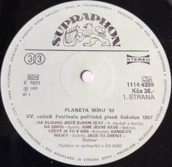 LP Various: Planeta Míru (Sokolov '87)