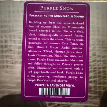 4LP/Caja Various: Purple Snow: Forecasting The Minneapolis Sound CLR