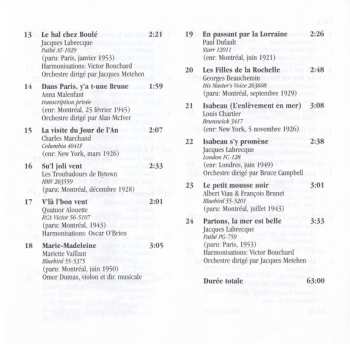 2CD Various: Québec - Cent Ans De Chansons Folkloriques