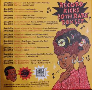 10SP/Caja Various: Record Kicks 20th Rare Box Set LTD