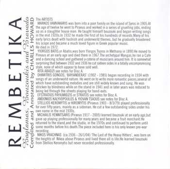 4CD/Caja Various: Rembetika (Greek Music From The Underground)