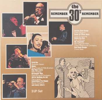 3LP/Caja Various: Remember The 30's