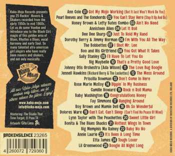 CD Various: Rock And Roll Vixens #6 (25 Black Woman Singer, Movers & Shakers)