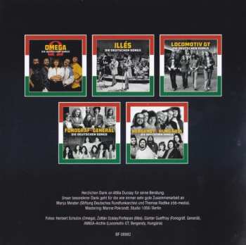 5CD/Caja Various: Rock Aus Ungarn - Die Deutschen Songs