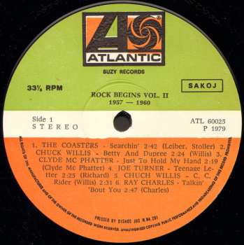 2LP Various: Rock Begins Vol. 2 1957-1960