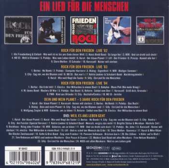 4CD/DVD/Caja Various: Rock Für Den Frieden