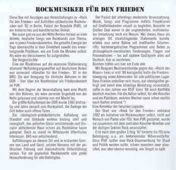 4CD/DVD/Caja Various: Rock Für Den Frieden