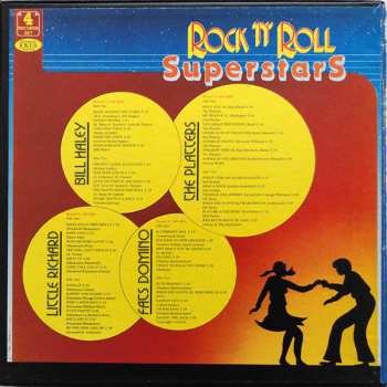4LP/Caja Various: Rock 'N' Roll Superstars