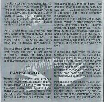 2CD Various: Rockin' Guitar And Early Original Piano Boogie Woogie Instrumentals