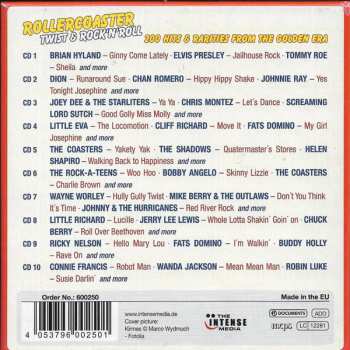 10CD/Caja Various: Rollercoaster Twist & Rock 'N' Roll