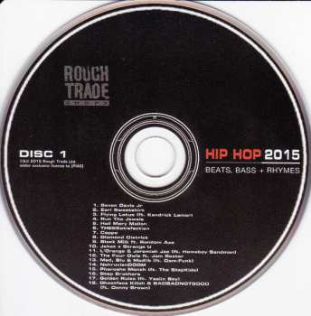 2CD Various: Rough Trade Shops: Hip Hop 2015 (Beats, Bass + Rhymes)