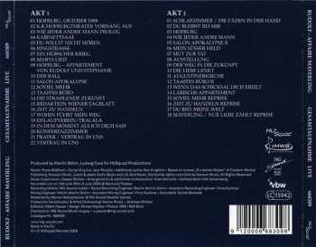 2CD Various: Rudolf - Affaire Mayerling (Gesamtaufnahme Live Aus Dem Raimund Theater)