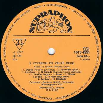 2LP Various: S Kytarou Po Velké Řece