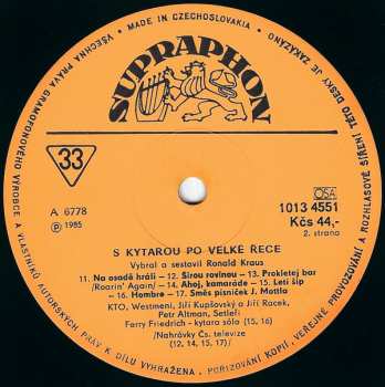 2LP Various: S Kytarou Po Velké Řece