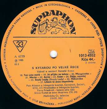 2LP Various: S Kytarou Po Velké Řece