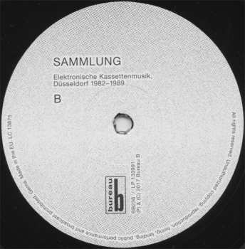 LP Various: Sammlung - Elektronische Kassettenmusik, Düsseldorf 1982 - 1989