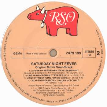 2LP Various: Saturday Night Fever (The Original Movie Sound Track) (2xLP)
