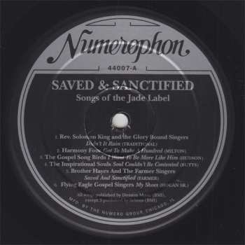 LP Various: Saved & Sanctified - Songs Of The Jade Label 