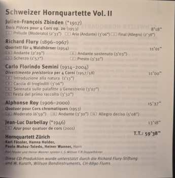 CD Various: Schweizer Hornquartette Vol. II