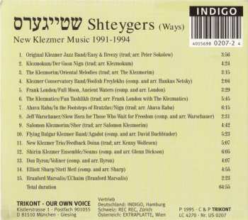 CD Various: Shteygers (Ways). New Klezmer Music 1991-1994