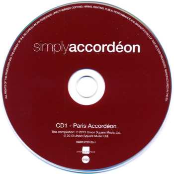 4CD/Caja Various: Simply Accordéon