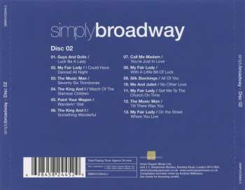 4CD/Caja Various: Simply Broadway