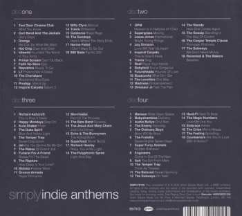 4CD/Caja Various: Simply Indie Anthems