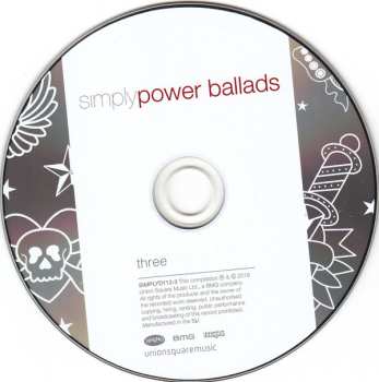 4CD/Caja Various: Simply Power Ballads (4 CDs Of Modern And Classic Power Ballads)