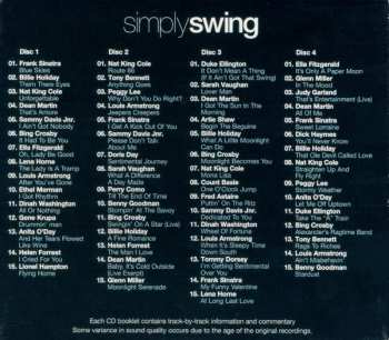 4CD/Caja Various: Simply Swing