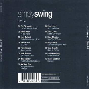 4CD/Caja Various: Simply Swing