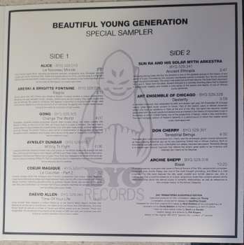 LP Various: Beautiful Young Generation - Special Sampler LTD | CLR