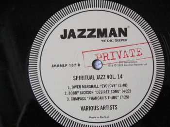 2LP Various: Spiritual Jazz 14: Private