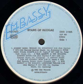 LP Various: Stars Of Reggae