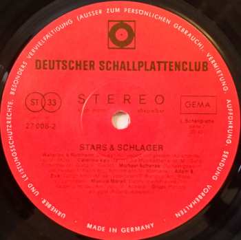 LP Various: Stars & Schlager
