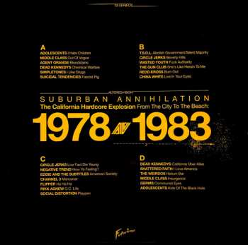 2LP Various: Suburban Annihilation - The California Hardcore Explosion From The City To The Beach: 1978-1983 LTD