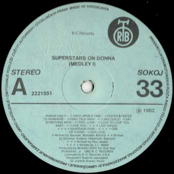 LP Various: Superstars On Donna