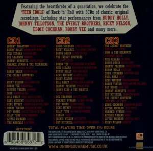 3CD/Caja Various: Teen Idols: 60 Original Heartthrob Hits