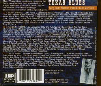 4CD/Caja Various: Texas Blues: Early Blues Masters From The Lone Star State