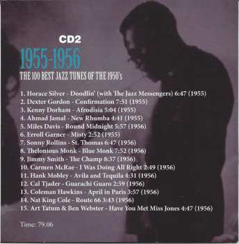 8CD/Caja Various: The 100 Best Jazz Tunes Of The 1950's
