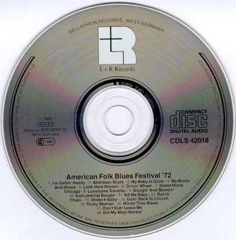 CD Various: American Folk Blues Festival '72