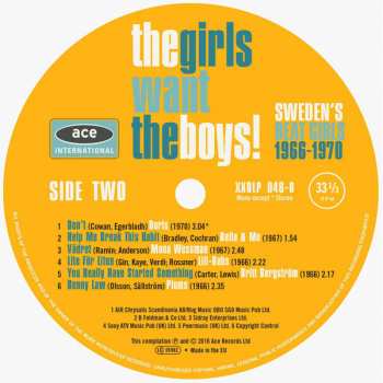 LP Various: The Girls Want The Boys! Sweden's Beat Girls 1966-1970 CLR