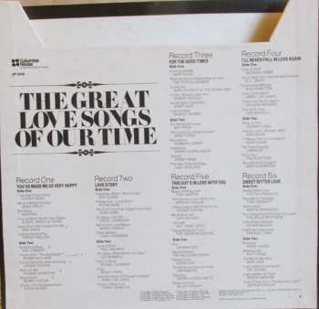 6LP/Caja Various: The Great Love Songs Of Our Time