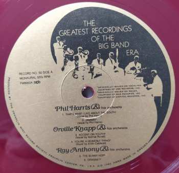 2LP/Caja Various: The Greatest Recordings Of The Big Band Era 49/50 (2xLP + BOX + BOOKLET) (ČERVENÉ DESKY)