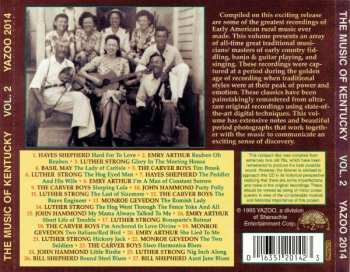 CD Various: The Music Of Kentucky Vol. 2 (Early American Rural Classics 1927-37)
