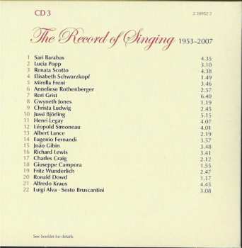 11CD/Caja Various: The Record Of Singing Volume 5 (From The Lp To The Digital Era)