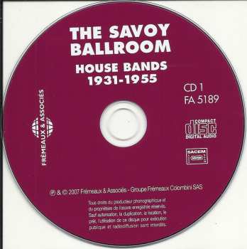 2CD Various: The Savoy Ballroom - House Bands 1931-1955
