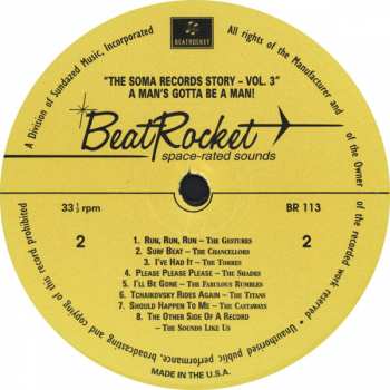 LP Various: The Soma Records Story Volume 3 (A Man's Gotta Be A Man!)